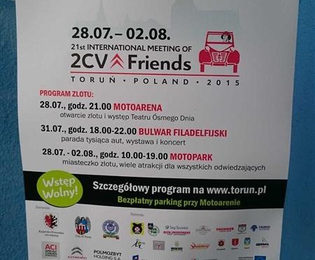 2CV Friends 2015 Torun Poland