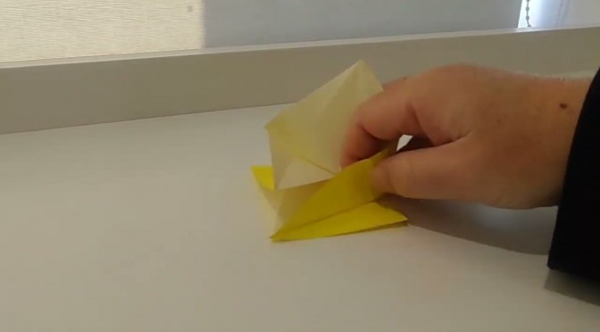 脳卒中（脳出血）やっちゃいましたぁ　【発症から105日目（15週） 脳卒中（脳出血）やっちゃいましたぁ　【発症から98日目（14週） 右手だけで折り鶴】